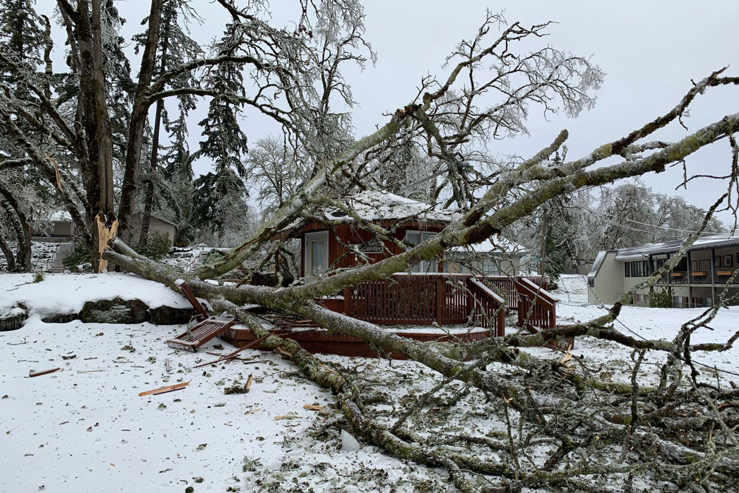 Gladstone Campus Suffers Major Storm Damage